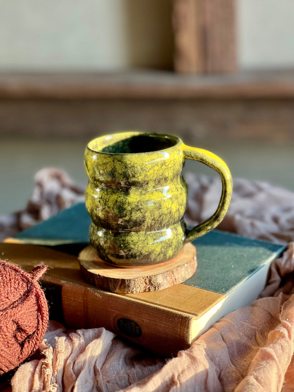 Olive Ripple Mug