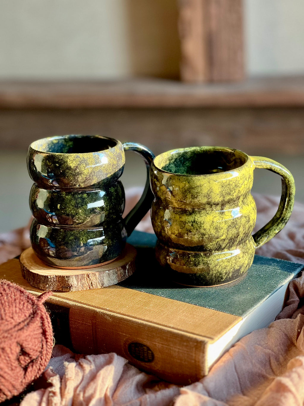 Olive Ripple Mug